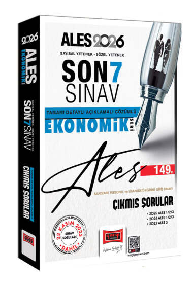 Yargı Yayınları 2026 ALES Sayısal-Sözel Yetenek Son 7 Sınav Çıkmış Sorular (Ekonomik Seri) - 1