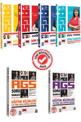 Yargı Yayınları 2026 MEB-AGS - Eğitim Bilimleri Tamamı Çözümlü Soru Bankası Seti 6 Kitap - Yargı Yayınları