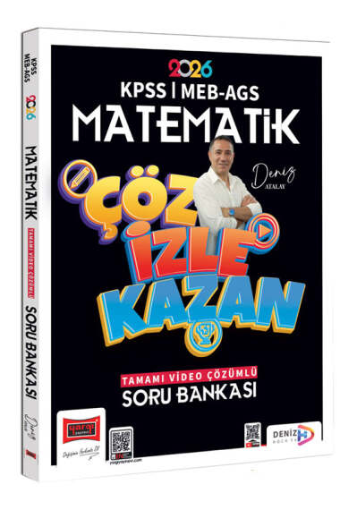 Yargı Yayınları 2026 KPSS MEB-AGS Matematik Çöz İzle Kazan Tamamı Video Çözümlü Soru Bankası - 1