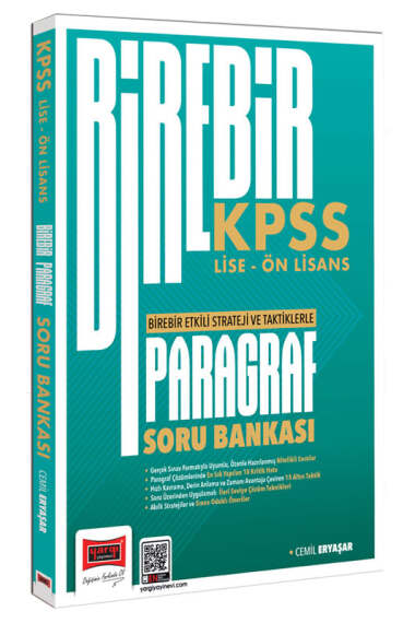 Yargı Yayınları 2026 Birebir KPSS Lise - Ön Lisans Paragraf Soru Bankası - 1