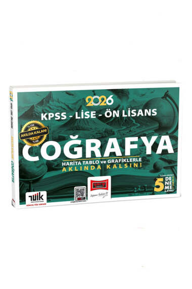 Yargı Yayınları 2026 KPSS - Lise - Ön Lisans Akılda Kalan Coğrafya Harita Tablo ve Grafiklerle +5 Deneme İlaveli - 1