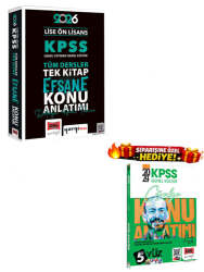 Yargı Yayınları 2026 KPSS Lise Ön Lisans GK-GY Tüm Dersler Tek Kitap Efsane Konu Anlatımı - Yargı Yayınları