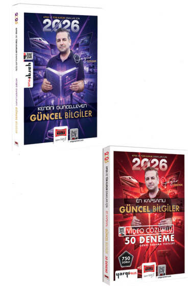 Yargı Yayınları 2026 KPSS ve Tüm Kurum Sınavları İçin Kendini Güncelleyen Güncel Bilgiler ve 50 Deneme Seti - 1