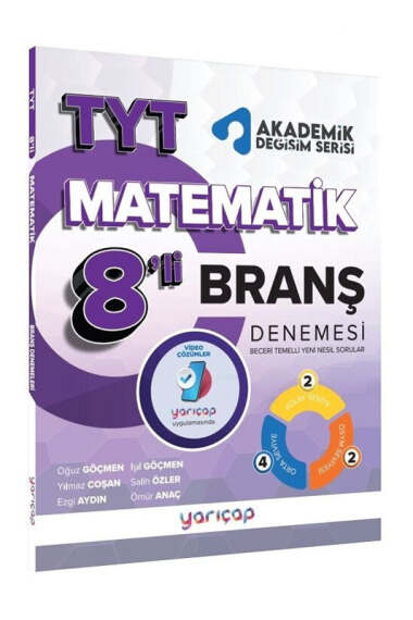 Yarı Çap Yayınları 2025 TYT Matematik Akademik Değişim Serisi 8 Deneme - 1