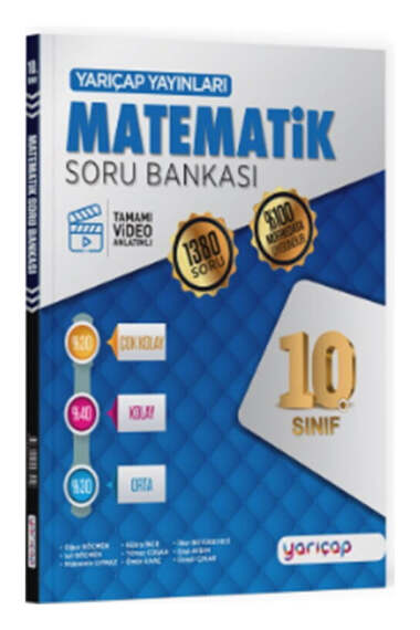 YarıÇap Yayınları 10. Sınıf Matematik Soru Bankası - 1