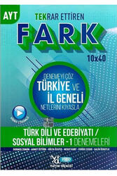 Yayın Denizi Yayınları AYT Türk Dili ve Edebiyatı Sosyal Bilimler 1 Fark 10x40 Tekrar Ettiren Denemeleri - Yayın Denizi Yayınları