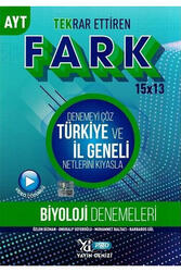 Yayın Denizi Yayınları AYT Biyoloji Fark 15x13 Tekrar Ettiren Denemeleri - Yayın Denizi Yayınları