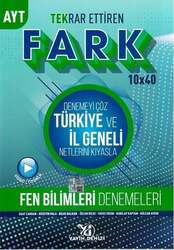 Yayın Denizi Pro YKS AYT Fen Bilimleri Tekrar Ettiren Fark 10x40 Deneme Video Çözümlü - Yayın Denizi Yayınları