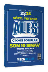 Yediiklim Yayınları 2025 ALES Sözel Yetenek Son 10 Sınav Tamamı Çözümlü Çıkmış Sorular(28 Temmuz 2024/Ales-2 Ekli) - Yediiklim Yayınları