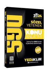 Yediiklim Yayınları 2024 DGS Sözel Yetenek Konu Anlatımı - Yediiklim Yayınları