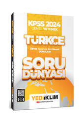 Yediiklim Yayınları KPSS 2024 Genel Yetenek Türkçe Soru Dünyası - Yediiklim Yayınları
