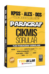 Yediiklim Yayınları 2024 KPSS ALES DGS Paragraf Konularına Göre Tamamı Çözümlü Çıkmış Sorular - Yediiklim Yayınları