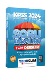 Yediiklim Yayınları 2024 KPSS Genel Yetenek Genel Kültür Tüm Dersler Soru Yağmuru - Yediiklim Yayınları