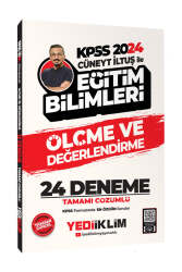 Yediiklim Yayınları 2024 KPSS Cüneyt İLTUŞ ile Eğitim Bilimleri Ölçme ve Değerlendirme Tamamı Çözümlü 24 Deneme - Yediiklim Yayınları