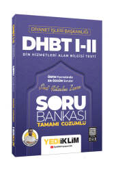 Yediiklim Yayınları 2024 Diyanet İşleri Başkanlığı DHBT I-II Tamamı Çözümlü Soru Bankası - Yediiklim Yayınları