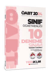 Yediiklim Yayınları 2024 ÖABT Sınıf Öğretmenliği Tamamı Çözümlü 10 Deneme Sınavı - Yediiklim Yayınları
