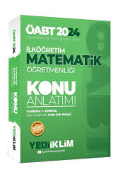 Yediiklim Yayınları 2024 ÖABT İlköğretim Matematik Öğretmenliği Konu Anlatımı - Yediiklim Yayınları
