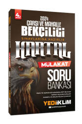Yediiklim Yayınları 2024 Çarşı ve Mahalle Bekçiliği Sınavlarına Hazırlık Kartal Mülakat Soru Bankası - Yediiklim Yayınları
