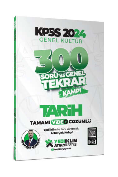 Yediiklim Yayınları 2024 Kpss Genel Kültür Tarih 300 Soruda Tamamı Video Çözümlü Genel Tekrar Kampı - 1