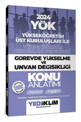 Yediiklim Yayınları 2024 YÖK Görevde Yükselme ve Unvan Değişikliği Konu Anlatımı - Yediiklim Yayınları