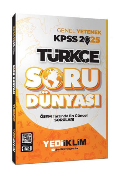 Yediiklim Yayınları 2025 KPSS Genel Yetenek Türkçe Soru Dünyası - 1