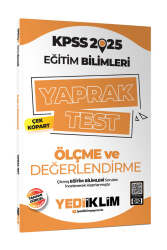 Yediiklim Yayınları 2025 KPSS Eğitim Bilimleri Ölçme ve Değerlendirme Çek Kopart Yaprak Test - Yediiklim Yayınları