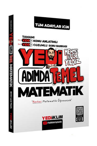 Yediiklim Yayınları Yedi Adımda Temel Matematik Video Konu Anlatımlı Video Çözümlü Soru Bankası - 1