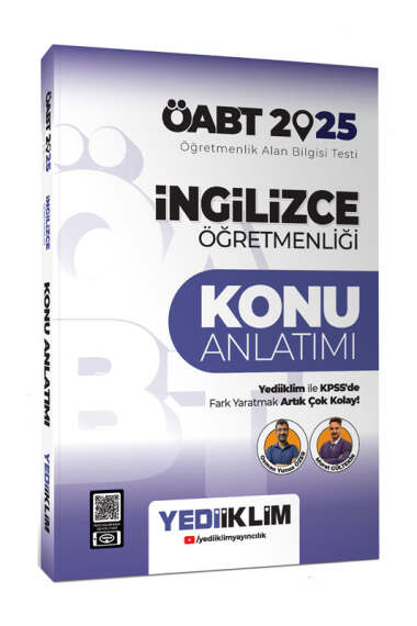 Yediiklim Yayınları 2025 ÖABT İngilizce Öğretmenliği Konu Anlatımı - 1