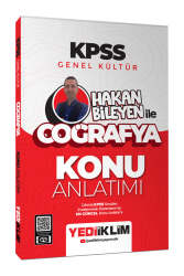 Yediiklim Yayınları 2025 KPSS Genel Kültür Hakan Bileyen ile Coğrafya Konu Anlatımı - Yediiklim Yayınları
