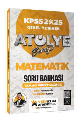 Yediiklim Yayınları 2025 Atölye Serisi KPSS Genel Yetenek Matematik Tamamı Video Çözümlü Soru Bankası - Yediiklim Yayınları
