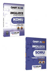 Yediiklim Yayınları 2025 ÖABT İngilizce Konu Anlatım ve Soru Bankası Seti - Yediiklim Yayınları