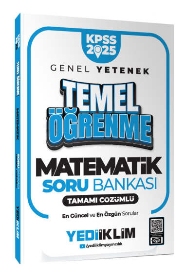 Yediiklim Yayınları 2025 KPSS Genel Yetenek Matematik Temel Öğrenme Tamamı Çözümlü Soru Bankası - 1