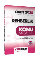 Yediiklim Yayınları 2025 ÖABT Rehberlik Konu Anlatımı - Yediiklim Yayınları