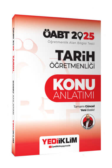 Yediiklim Yayınları 2025 ÖABT Tarih Öğretmenliği Konu Anlatımı - 1