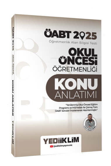 Yediiklim Yayınları 2025 ÖABT Okul Öncesi Öğretmenliği Konu Anlatımı - 1