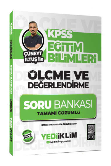 Yediiklim Yayınları KPSS Eğitim Bilimleri Ölçme ve Değerlendirme Cüneyt İltuş İle Tamamı Çözümlü Soru Bankası - 1