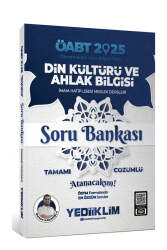 Yediiklim Yayınları 2025 ÖABT Din Kültürü ve Ahlak Bilgisi Soru Bankası - Yediiklim Yayınları
