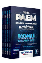 Yediiklim Yayınları 2025 PAEM Komiser Yardımcılığı ve Rütbe Terfi Sınavlarına Hazırlık TCK, CMK, PVSK, GKDK Cumhurbaşkanlığı Kararnameleri ve İlgili Güncel Mevzuat Değişiklikleri Konu Anlatım Seti (4 Modül) - Yediiklim Yayınları