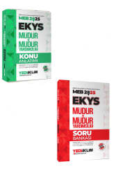 Yediiklim Yayınları 2025 MEB EKYS Müdür ve Müdür Yardımcılığı Konu ve Soru Bankası Seti (2 Kitap) - Yediiklim Yayınları