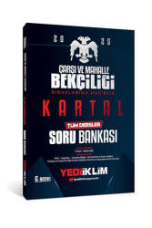Yediiklim Yayınları 2025 Genel Yetenek Genel Kültür Çarşı ve Mahalle Bekçiliği Sınavlarına Hazırlık Kartal Tüm Dersler Soru Bankası - Yediiklim Yayınları