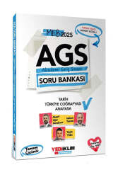 Yediiklim Yayınları 2025 MEB-AGS Tarih Türkiye Coğrafyası ve Anayasa Tamamı Çözümlü Soru Bankası - Yediiklim Yayınları