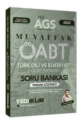 Yediiklim Yayınları 2025 MEB AGS ÖABT Türk Dili ve Edebiyatı Öğretmenliği Muvaffak Tamamı Çözümlü Soru Bankası - Yediiklim Yayınları