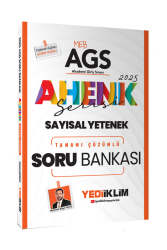 Yediiklim Yayınları 2025 MEB AGS Sayısal Yetenek Ahenk Serisi Tamamı Çözümlü Soru Bankası - Yediiklim Yayınları