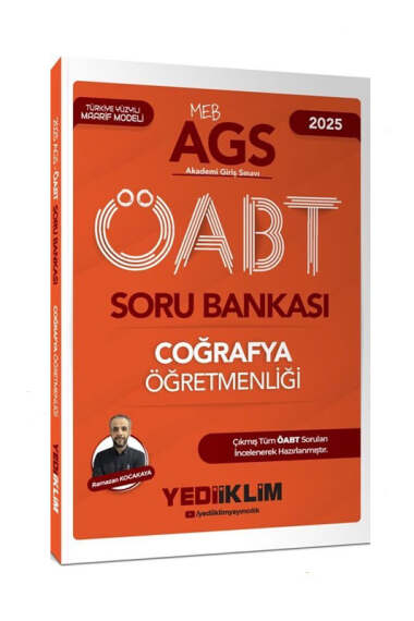 Yediiklim Yayınları 2025 MEB AGS ÖABT Coğrafya Öğretmenliği Soru Bankası - 1