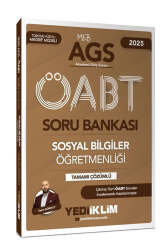 Yediiklim Yayınları 2025 MEB AGS ÖABT Sosyal Bilgiler Öğretmenliği Tamamı Çözümlü Soru Bankası - Yediiklim Yayınları