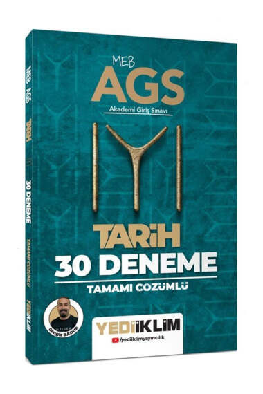 Yediiklim Yayınları 2025 MEB-AGS KAYI Tarih Tamamı Çözümlü 30 Deneme - 1