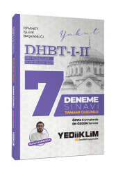 Yediiklim Yayınları DHBT I-II Tamamı Çözümlü 7 Deneme Sınavı - Yediiklim Yayınları