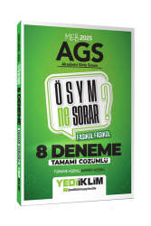 Yediiklim Yayınları 2025 MEB-AGS ÖSYM Ne Sorar Tamamı Çözümlü 8 Fasikül Deneme Sınavı - Yediiklim Yayınları
