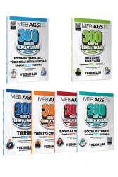 Yediiklim Yayınları 2025 MEB-AGS Tüm Dersler 300 Soruda Tamamı Video Çözümlü Genel Tekrar Kamp Seti - Yediiklim Yayınları