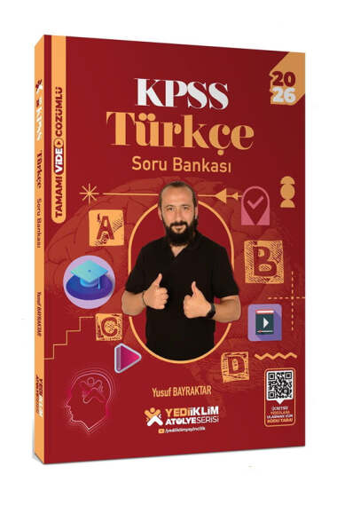 Yediiklim Yayınları 2026 KPSS Genel Yetenek Atölye Serisi Türkçe Soru Bankası - 1